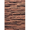 Paneles de chapa de piedra de la pared de fondo 