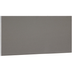 Panel de revestimiento de pared de terracota gris sólido